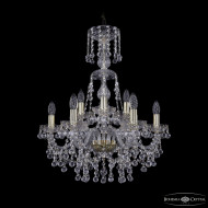 Подвесная люстра Bohemia Ivele Crystal 1409/6+3/195/XL-68 G Подвесная люстра Bohemia Ivele Crystal 1409/6+3/195/XL-68 G
