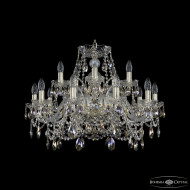 Подвесная люстра Bohemia Ivele Crystal 1411/10+5/240 G K801
