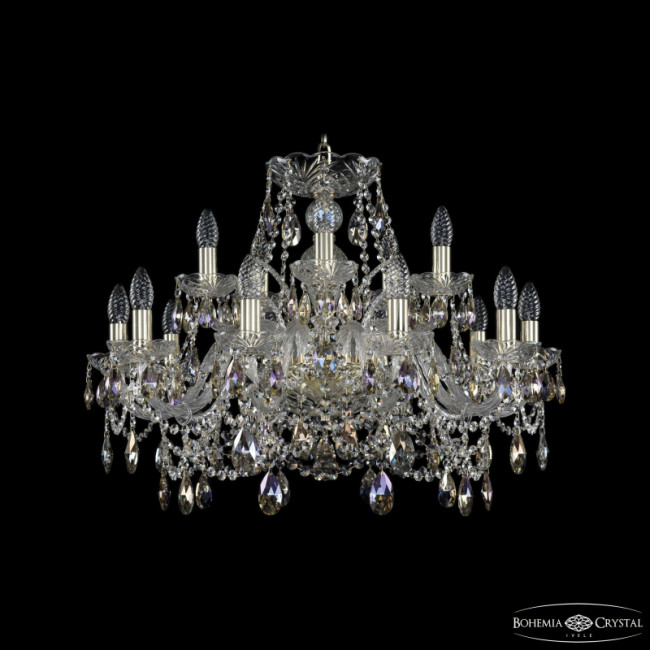 Подвесная люстра Bohemia Ivele Crystal 1411/10+5/240 G K801