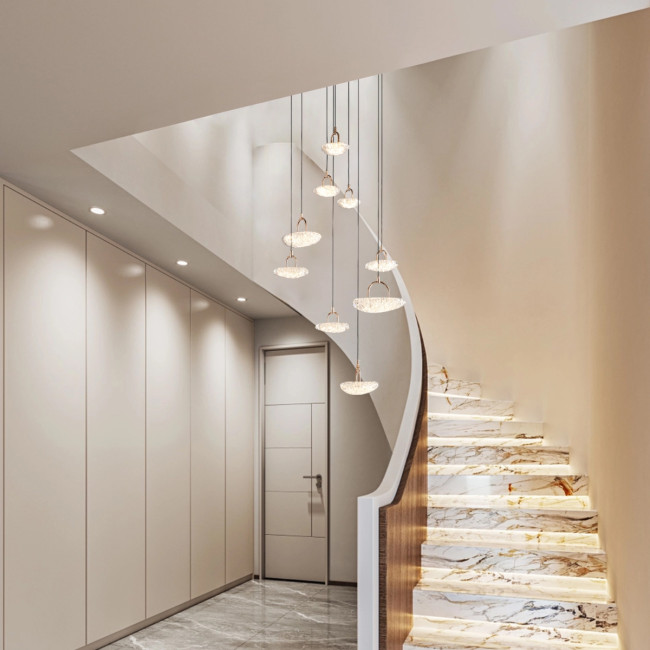 Каскадная люстра Delight Collection MT9125-9H french gold Каскадная люстра Delight Collection MT9125-9H french gold