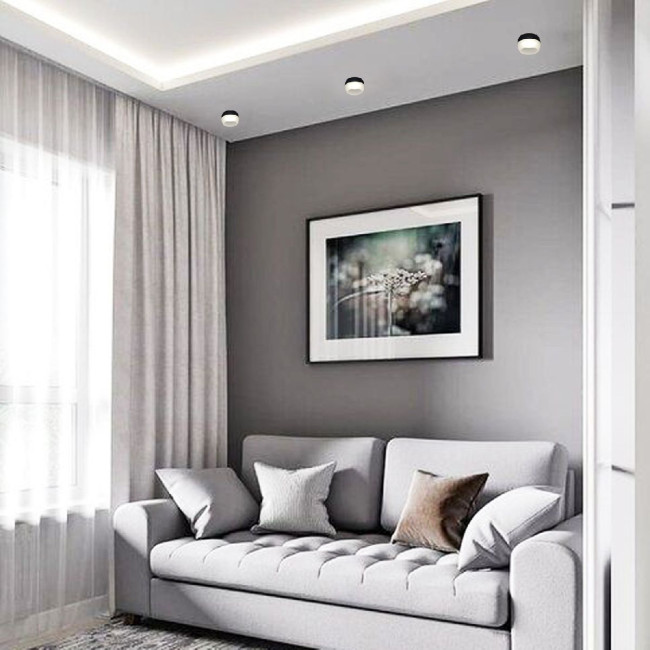 Накладной светильник Reluce 53008-9.5-001CT GX53 BK Накладной светильник Reluce 53008-9.5-001CT GX53 BK