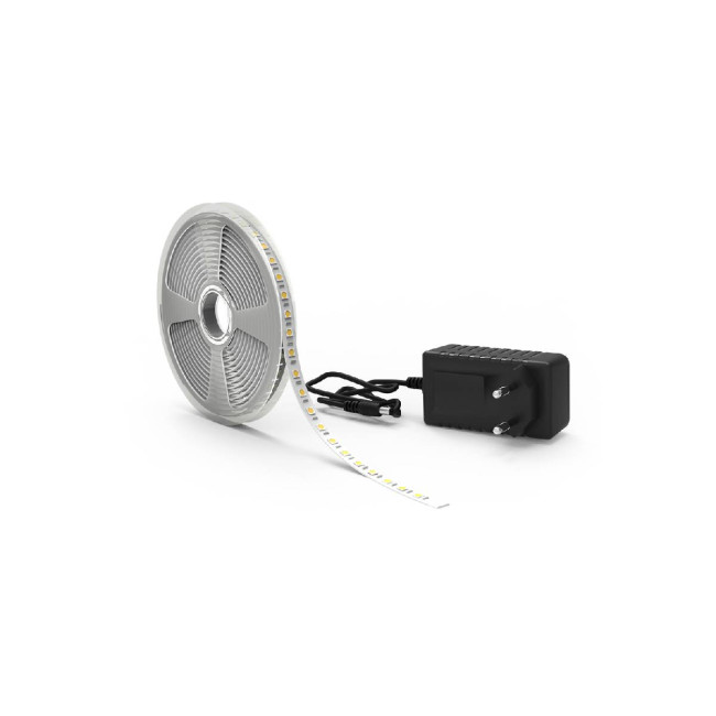 Светодиодная лента Gauss Basic 12В 5050 10Вт/м 4000K 5м IP20 BT043 Светодиодная лента Gauss Basic 12В 5050 10Вт/м 4000K 5м IP20 BT043