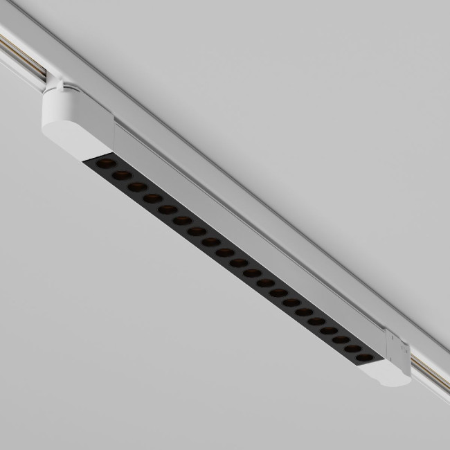 Трековый трехфазный светильник Maytoni Points TR195-3-20W2.7K-M-W Трековый трехфазный светильник Maytoni Points TR195-3-20W2.7K-M-W