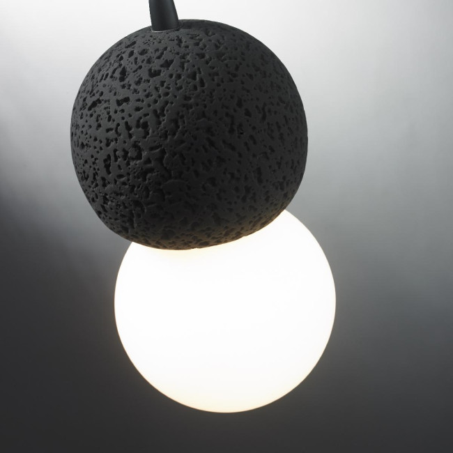 Подвесной светильник iLamp Foxtrot 10694P/1-D100 BK-WH Подвесной светильник iLamp Foxtrot 10694P/1-D100 BK-WH