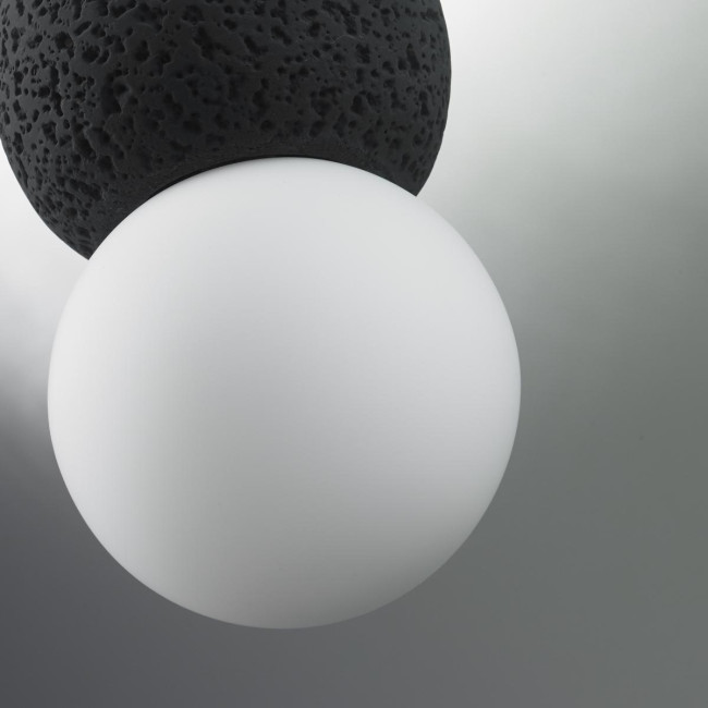 Подвесной светильник iLamp Foxtrot 10694P/1-D100 BK-WH Подвесной светильник iLamp Foxtrot 10694P/1-D100 BK-WH