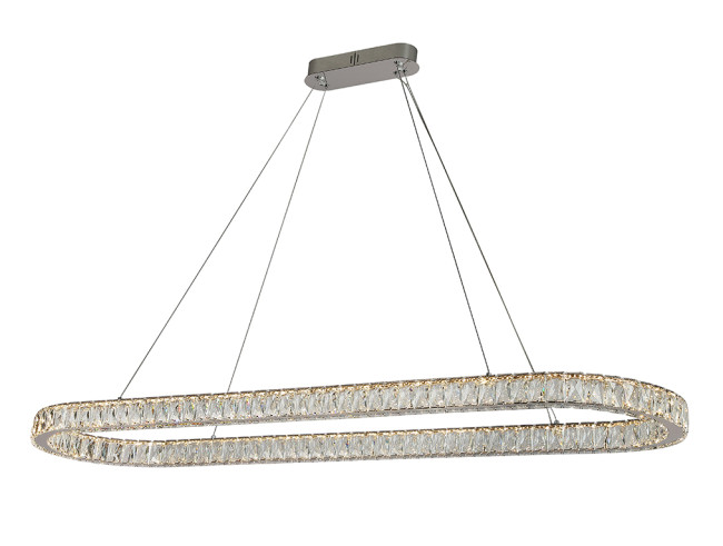 Подвесная люстра Newport 8580/140 C oval chrome М0071382 Подвесная люстра Newport 8580/140 C oval chrome М0071382