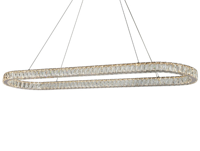 Подвесная люстра Newport 8580/140 C oval chrome М0071382 Подвесная люстра Newport 8580/140 C oval chrome М0071382