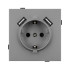 Механизм розетки с USB зарядкой Arlight SCT-TENDO-MUAA-PL-GR (230V, 16A) 054084