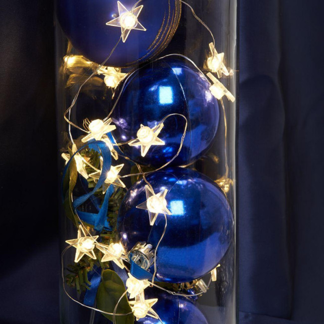 Светодиодная гирлянда Feron Звездочки USB теплый белый без мерцания CL572 41647 Светодиодная гирлянда Feron Звездочки USB теплый белый без мерцания CL572 41647