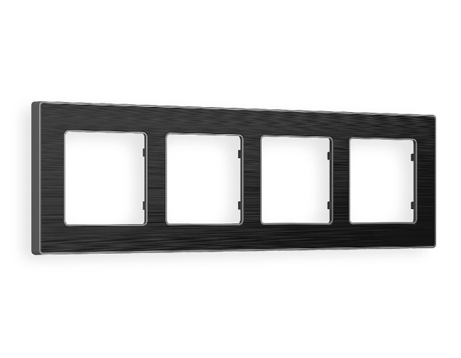 Рамка четырехместная Ambrella Volt Arctic AF580534 Рамка четырехместная Ambrella Volt Arctic AF580534