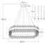 Подвесная люстра Garda Decor 62GDW-901-800 Подвесная люстра Garda Decor 62GDW-901-800