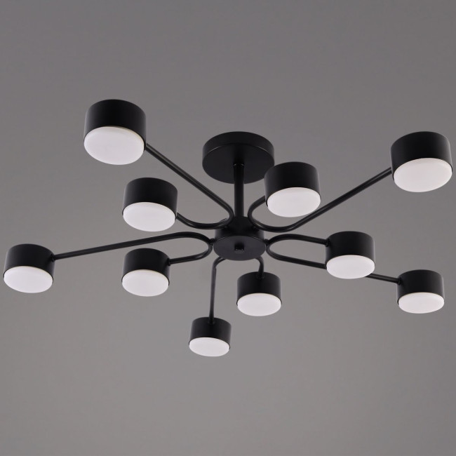 Люстра на штанге Reluce 03708-0.3-10 BK GX53