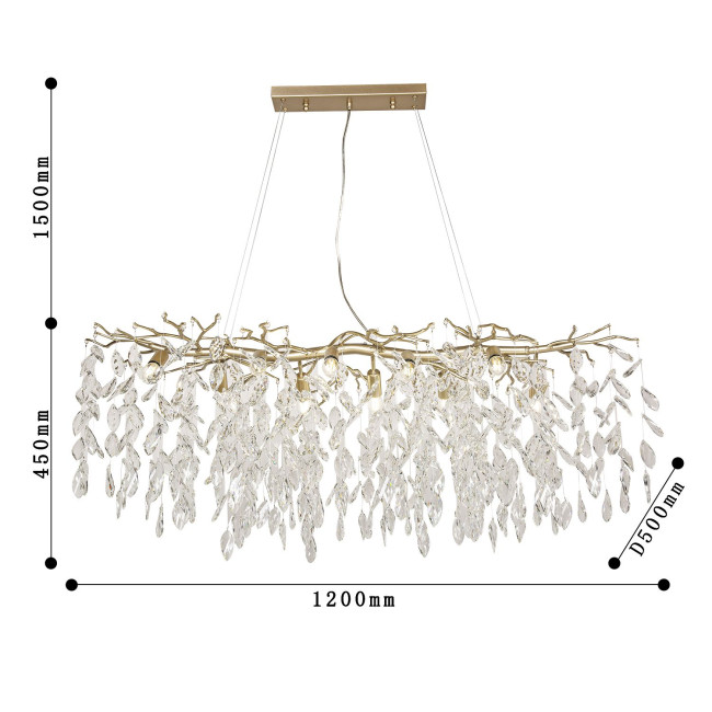 Подвесная люстра Favourite Brillo 3056-10P Подвесная люстра Favourite Brillo 3056-10P