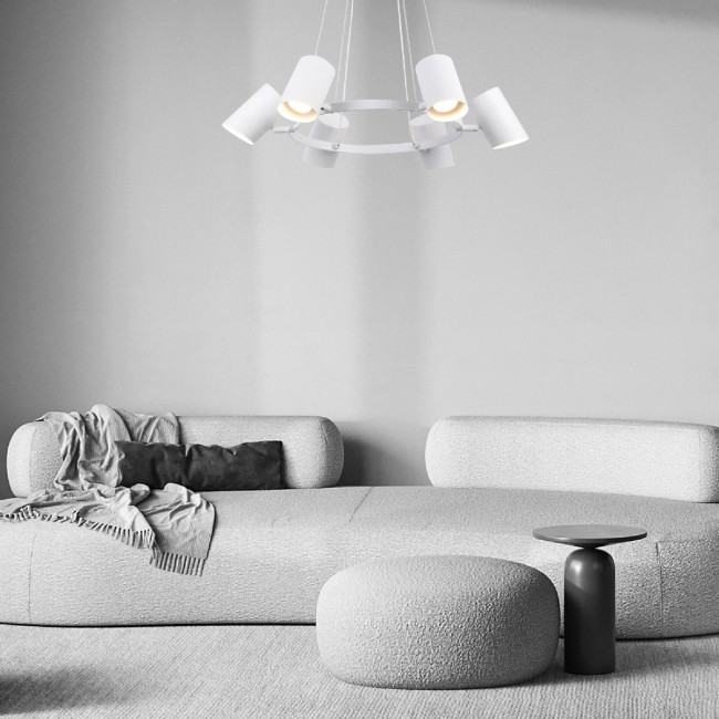 Подвесная люстра Eurosvet Splay 70147/6 белый a062036