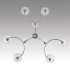 Подвесная люстра Lumion Classi Lolina 8155/9 Подвесная люстра Lumion Classi Lolina 8155/9