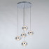 Подвесной светильник Delight Collection MD22030002 MD22030002-5A chrome/clear Подвесной светильник Delight Collection MD22030002 MD22030002-5A chrome/clear