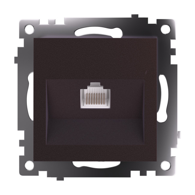 Розетка компьютерная 1-местная RJ-45 Stekker Катрин GLS00-7107-04 49023