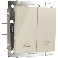 Выключатель жалюзи Werkel слоновая кость W1124503 4690389155642 Выключатель жалюзи Werkel слоновая кость W1124503 4690389155642