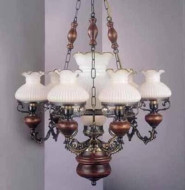 Подвесная люстра Reccagni Angelo L 634/6+1 Подвесная люстра Reccagni Angelo L 634/6+1