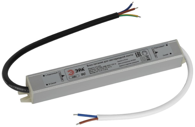 Блок питания Эра LP-LED-40W-IP67-12V-S Б0061135 Блок питания Эра LP-LED-40W-IP67-12V-S Б0061135