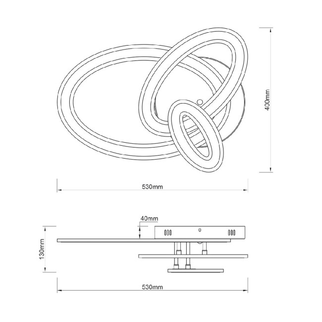 Потолочная люстра Escada Volume 10241/3LED