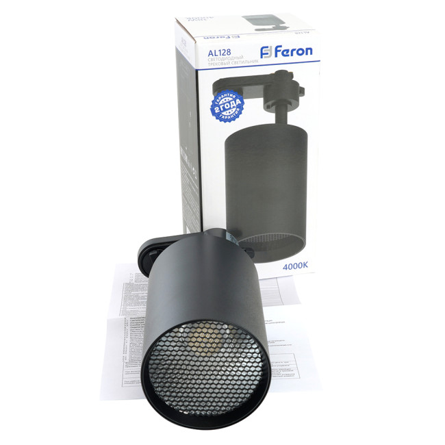 Трековый однофазный светильник Feron AL128 48919