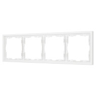 Рамка пластиковая Arlight FRM-NOBE-SFPL-4-WH 054223