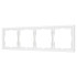 Рамка пластиковая Arlight FRM-NOBE-SFPL-4-WH 054223
