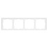Рамка пластиковая Arlight FRM-NOBE-SFPL-4-WH 054223