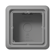 Коробка одноместная Jung CD581AGR Коробка одноместная Jung CD581AGR