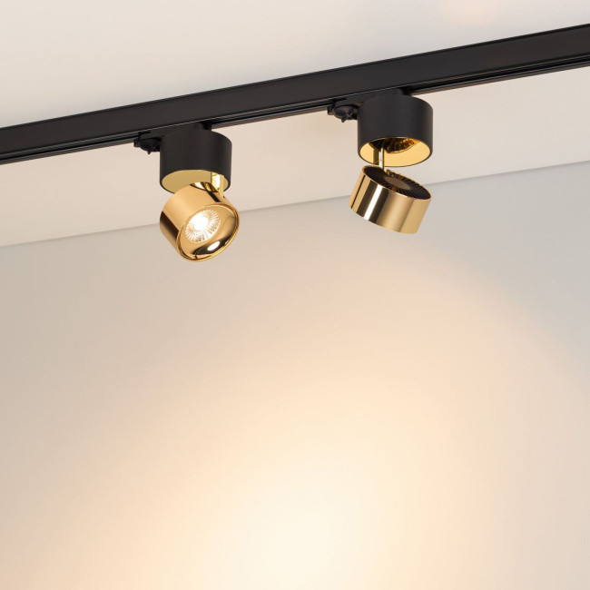 Трековый трехфазный светильник Arlight SP-PLURIO-TRACK-4TR-R77-9W Warm3000 038121 Трековый трехфазный светильник Arlight SP-PLURIO-TRACK-4TR-R77-9W Warm3000 038121