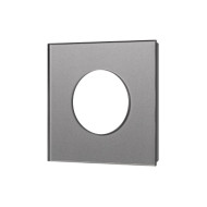 Рамка стеклянная на 1 пост Arlight FRM-GLARE-GC-1-GR 043834 Рамка стеклянная на 1 пост Arlight FRM-GLARE-GC-1-GR 043834
