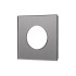 Рамка стеклянная на 1 пост Arlight FRM-GLARE-GC-1-GR 043834 Рамка стеклянная на 1 пост Arlight FRM-GLARE-GC-1-GR 043834