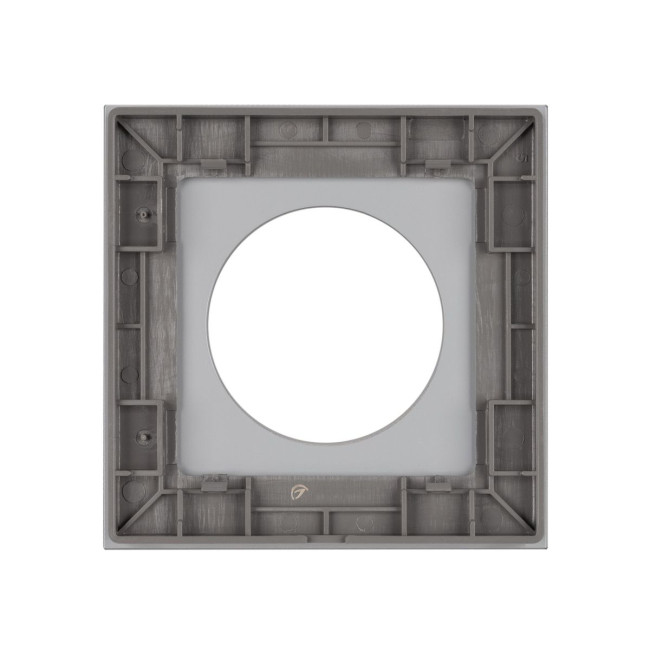 Рамка стеклянная на 1 пост Arlight FRM-GLARE-GC-1-GR 043834 Рамка стеклянная на 1 пост Arlight FRM-GLARE-GC-1-GR 043834