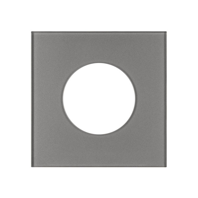 Рамка стеклянная на 1 пост Arlight FRM-GLARE-GC-1-GR 043834 Рамка стеклянная на 1 пост Arlight FRM-GLARE-GC-1-GR 043834