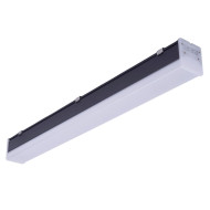 Линейный подвесной модульный светильник Uniel ULO-N10A-40W/6500K/L120 IP40 BLACK UL-00013258