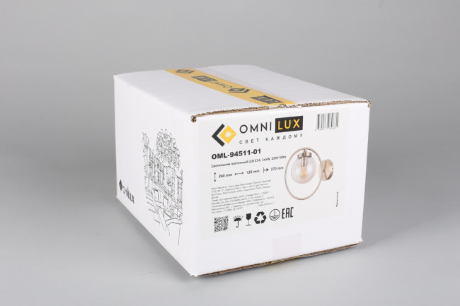 Бра Omnilux OML-94511-01 Бра Omnilux OML-94511-01