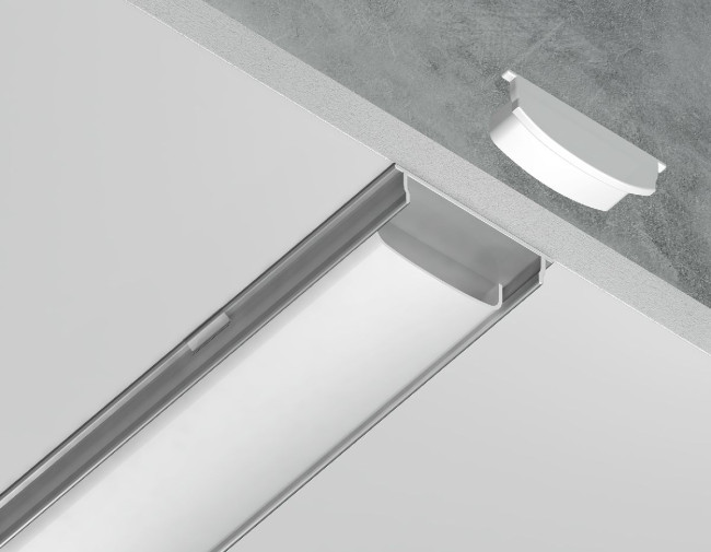 Алюминиевый накладной профиль Ambrella Light Alum Profile GP1600AL