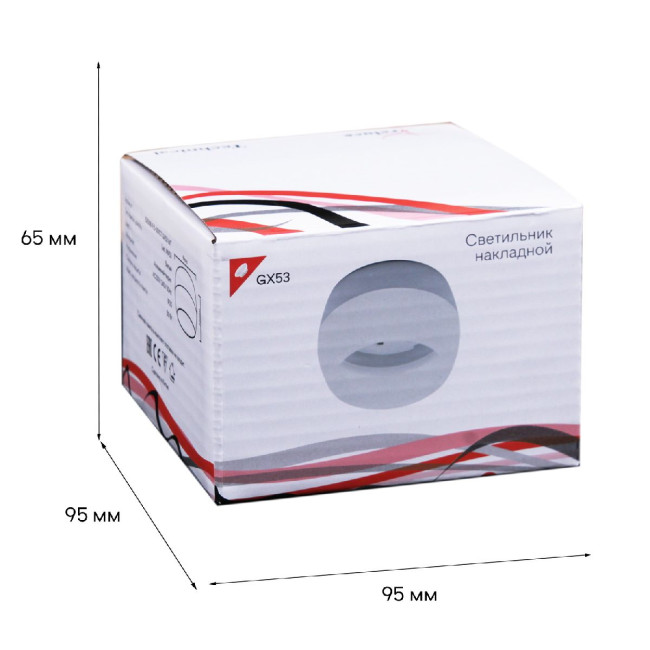 Накладной светильник Reluce 53008-9.5-001CT GX53 WT Накладной светильник Reluce 53008-9.5-001CT GX53 WT