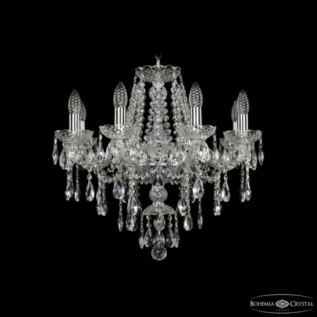 Подвесная люстра Bohemia Ivele Crystal 1415/8/200 Ni Подвесная люстра Bohemia Ivele Crystal 1415/8/200 Ni