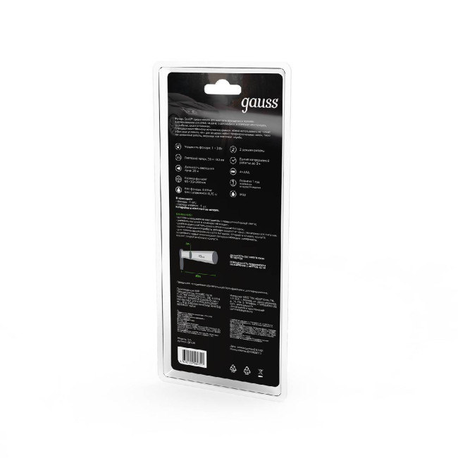 Рабочий светодиодный фонарь Gauss от батареек 200х65 210 лм GF504 Рабочий светодиодный фонарь Gauss от батареек 200х65 210 лм GF504