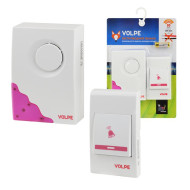 Звонок беспроводной (UL-00002402) Volpe UDB-Q026 W-R1T1-16S-80M-WH Звонок беспроводной (UL-00002402) Volpe UDB-Q026 W-R1T1-16S-80M-WH