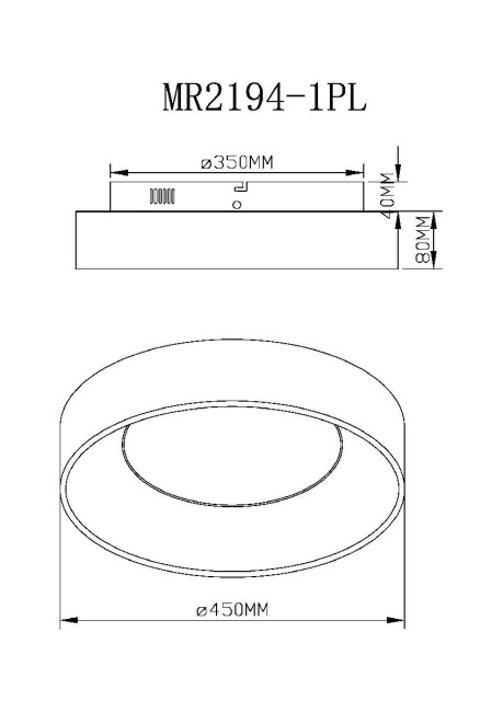 Потолочный светильник Myfar Shannon MR2194-1PL Потолочный светильник Myfar Shannon MR2194-1PL
