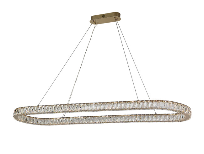 Подвесная люстра Newport 8580/140 C oval gold М0071383 Подвесная люстра Newport 8580/140 C oval gold М0071383