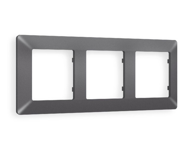 Рамка трехместная Ambrella Volt Line AF110653