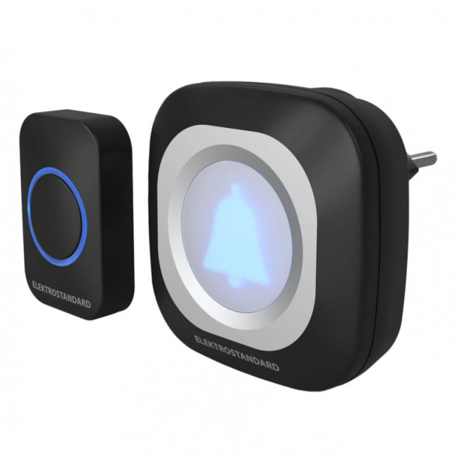 Звонок беспроводной Elektrostandard DBQ25M WL 36M IP44 чёрный 4690389146893 Звонок беспроводной Elektrostandard DBQ25M WL 36M IP44 чёрный 4690389146893