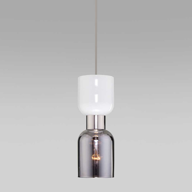 Подвесной светильник Eurosvet TANDEM 50118/1 никель Подвесной светильник Eurosvet TANDEM 50118/1 никель