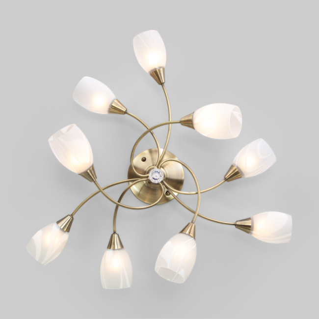 Потолочная люстра Eurosvet Virginia 2275/9 античная бронза Потолочная люстра Eurosvet Virginia 2275/9 античная бронза