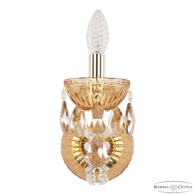 Бра Bohemia Ivele Crystal 5402B/1/141 G Amber/M-1G K721 Бра Bohemia Ivele Crystal 5402B/1/141 G Amber/M-1G K721