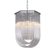 Подвесной светильник Delight Collection Murano Glass KR0116P-6/A chrome Подвесной светильник Delight Collection Murano Glass KR0116P-6/A chrome